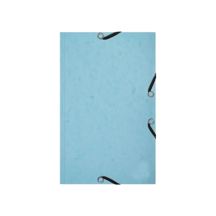 Exacompta Aquarel - Chemise à rabats + 25 fiches bristol 12,5x20 cm (4 couleurs assorties)