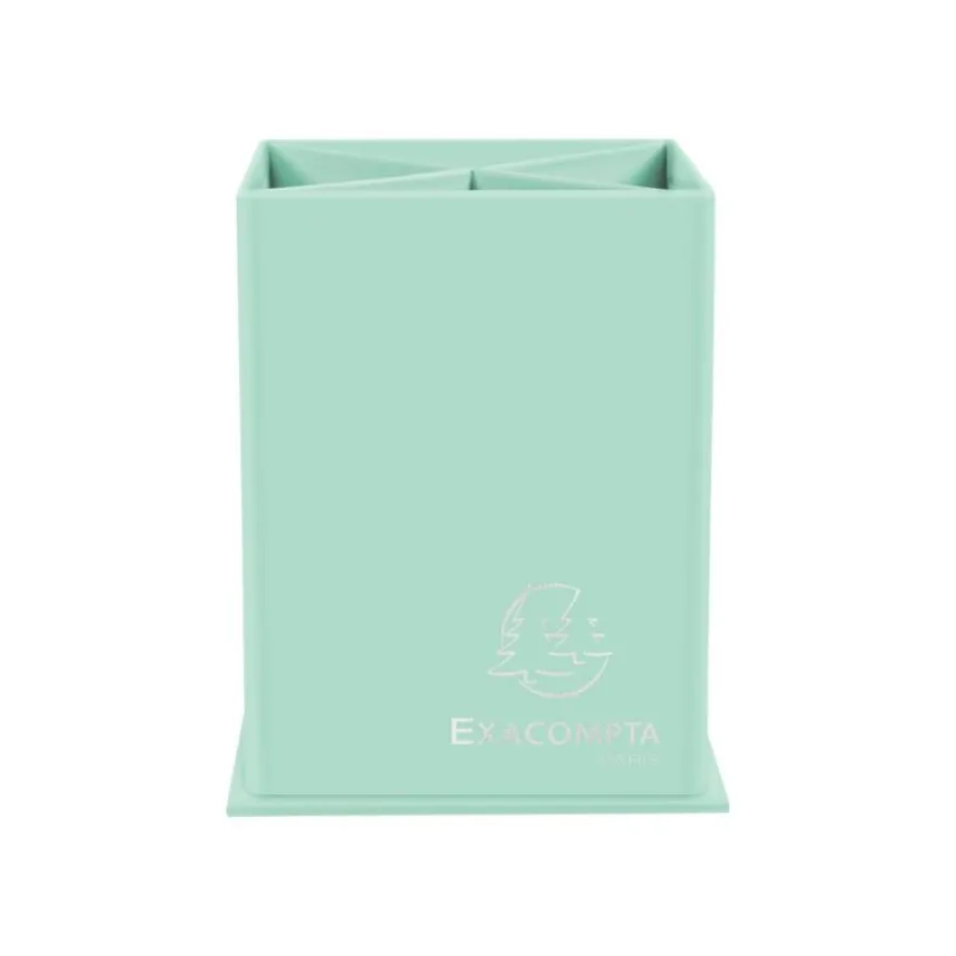 Exacompta Aquarel - Pot à crayons carré - disponible dans différentes couleurs pastels