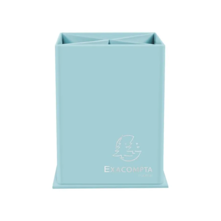 Exacompta Aquarel - Pot à crayons carré - disponible dans différentes couleurs pastels