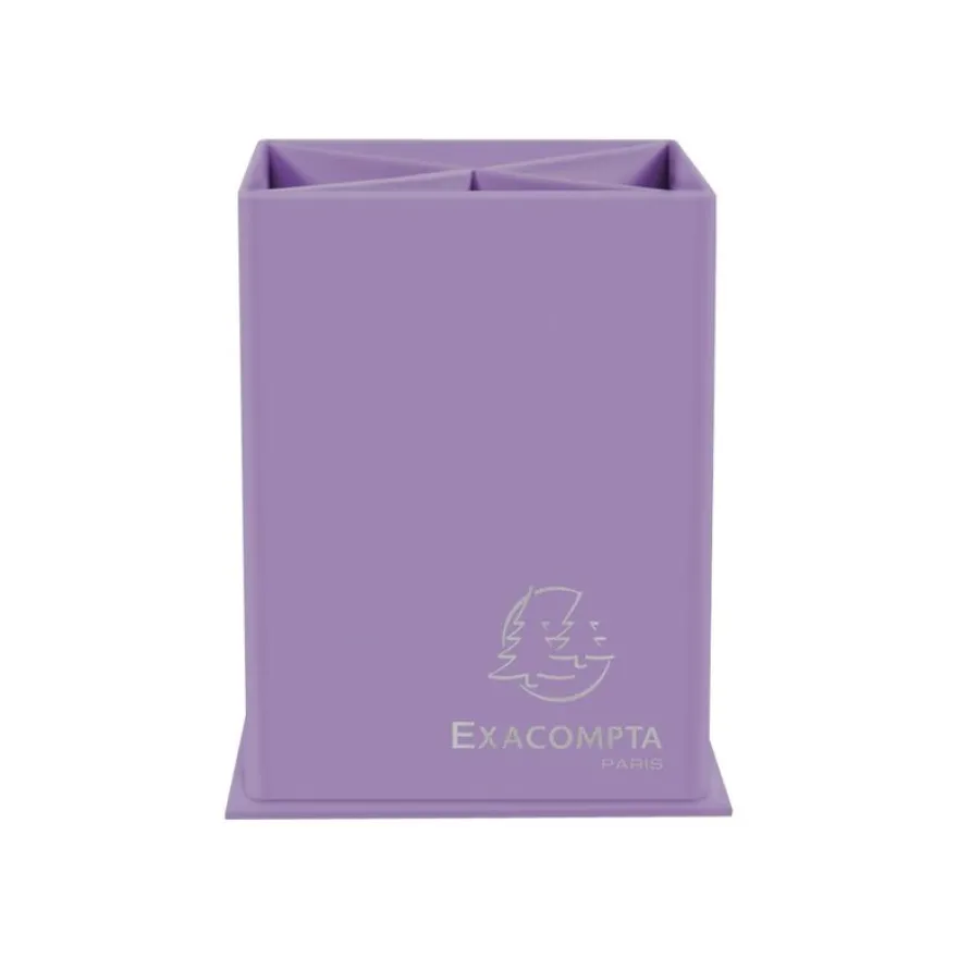 Exacompta Aquarel - Pot à crayons carré - disponible dans différentes couleurs pastels