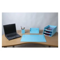 Exacompta Aquarel - Sous-main en carton - bleu pastel