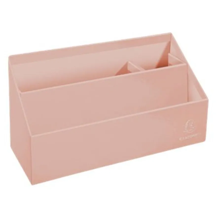 Exacompta Aquarel - Trieur vertical / porte-lettres - 3 compartiments - corail