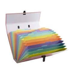 Exacompta Aquarel - Trieur à soufflet 18 positions - disponible dans différentes couleurs