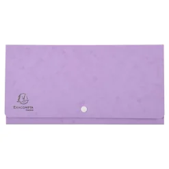 Exacompta Aquarel - Trieur 6 positions - format de poche 26 x 13 cm - disponible dans différentes couleurs