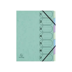 Exacompta Aquarel Harmonika - Trieur 7 positions - disponible dans différentes couleurs