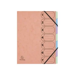 Exacompta Aquarel Harmonika - Trieur 7 positions - disponible dans différentes couleurs
