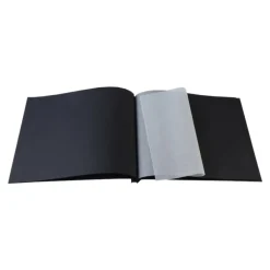Exacompta Aramy - Album photos 37 x 29 cm - 40 pages - noir/or