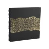 Exacompta Aramy - Album photos 32 x 32 cm - 60 pages - noir/or