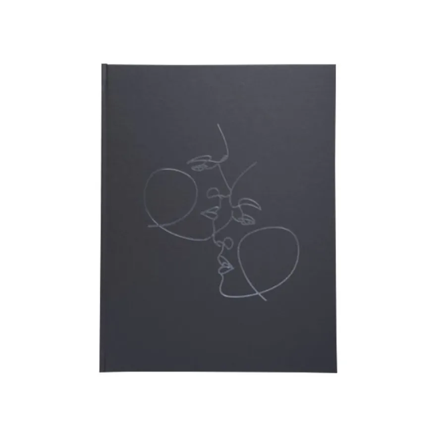 Exacompta Art - Livre d'or - 22 x 27 cm - 100 pages - noir