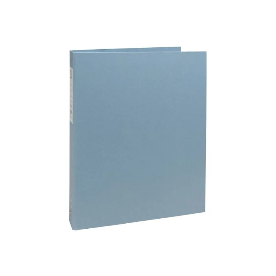 Exacompta AutentiK - Classeur à anneaux - largeur de dos : 40 mm - pour A4 (210 x 297 mm) - capacité : 275 feuilles - bleu gris, rose bonbon, vert sauge