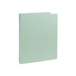 Exacompta AutentiK - Classeur à anneaux - largeur de dos : 40 mm - pour A4 (210 x 297 mm) - capacité : 275 feuilles - bleu gris, rose bonbon, vert sauge