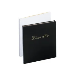 Exacompta Balacron - Livre d'or 21 x 19 cm - noir