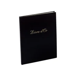 Exacompta Balacron - Livre d'or 26 x 22 cm - 100 pages - noir