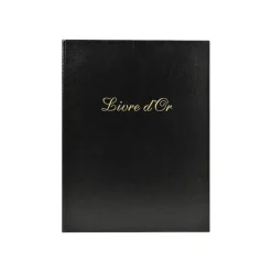 Exacompta Balacron - Livre d'or 26 x 22 cm - 100 pages - noir