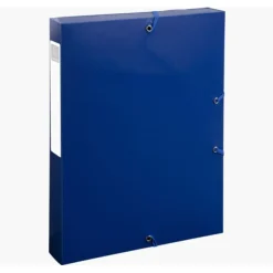 Exacompta BeeBlue - Boîte de classement en plastique recyclé - dos 40 mm - disponible dans différentes couleurs