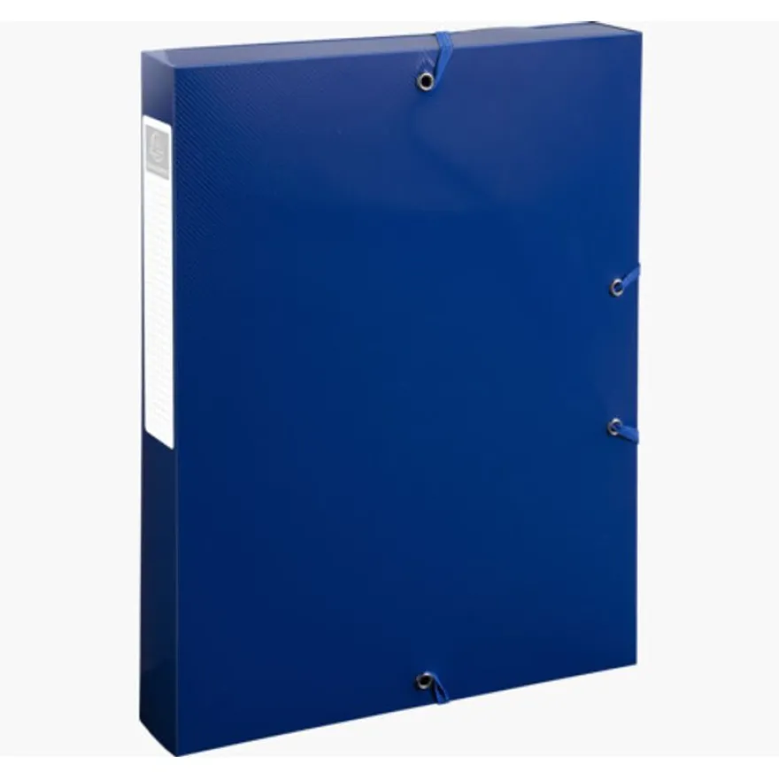 Exacompta BeeBlue - Boîte de classement en plastique recyclé - dos 40 mm - disponible dans différentes couleurs