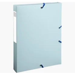 Exacompta BeeBlue - Boîte de classement en plastique recyclé - dos 40 mm - disponible dans différentes couleurs