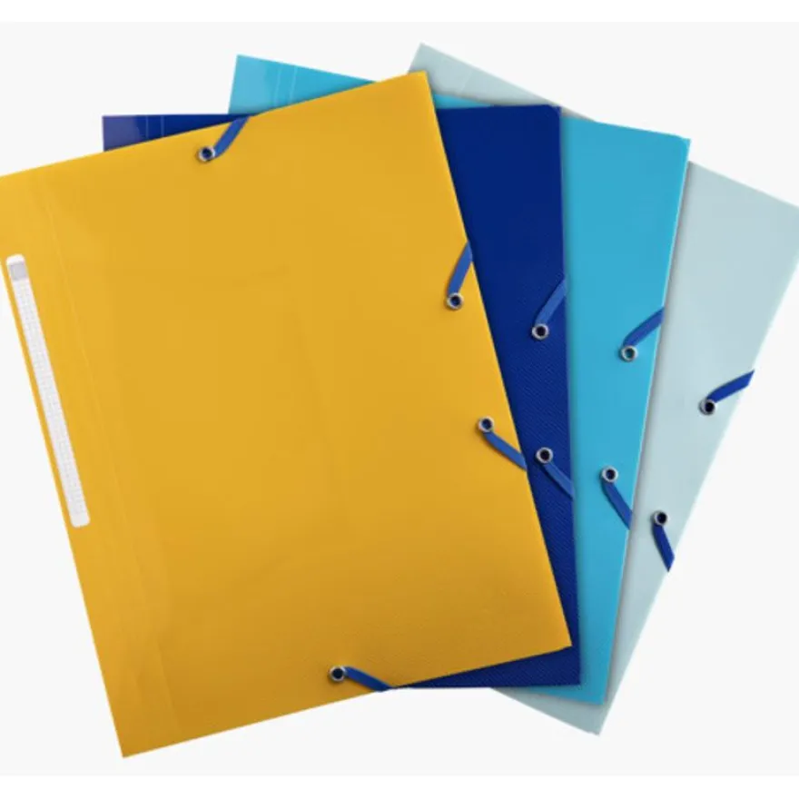 Exacompta BeeBlue - Chemise à 3 rabats - A4 - pour 250 feuilles - disponible dans différentes couleurs