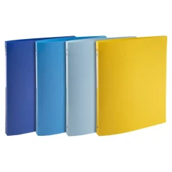 Exacompta BeeBlue - Classeur souple 4 anneaux - Dos 20 mm - A4 - pour 140 feuilles - disponible dans différentes couleurs