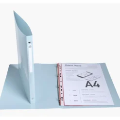 Exacompta BeeBlue - Classeur souple 4 anneaux - Dos 20 mm - A4 - pour 140 feuilles - disponible dans différentes couleurs