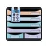 Exacompta Big-Box Maxi Aquarel - Module de classement 6 tiroirs - noir/pastel