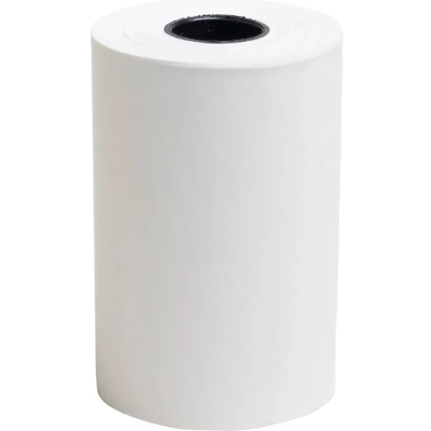 Exacompta Bobine Tickets Carte Bancaire 57x37 mm – 18 m – 1 pli – Thermique 55 g/m² – Sans Phénol – Blanc