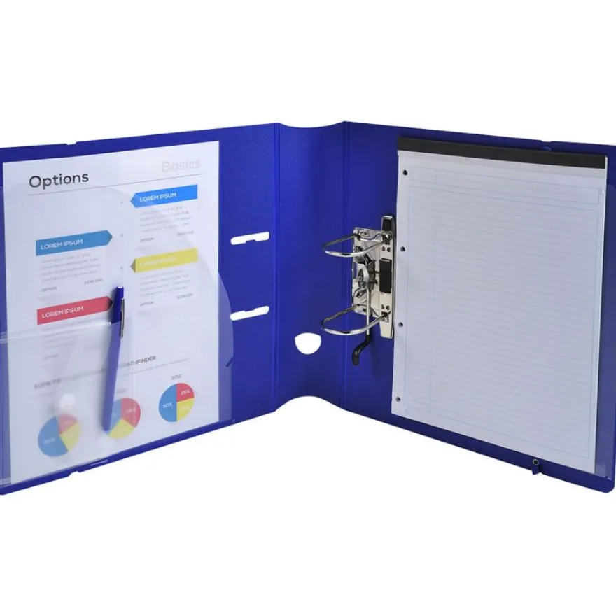 Exacompta Campus Light - Classeur à levier - Dos 80 mm - A4 Maxi - pour 600 feuilles - disponible dans différentes couleurs