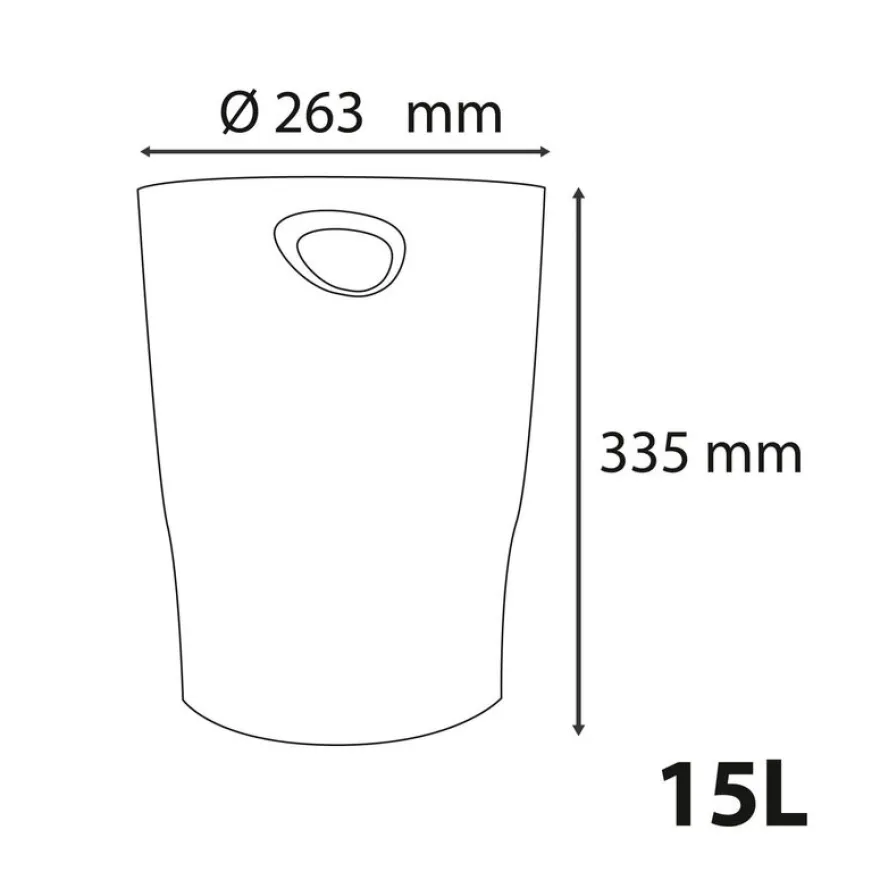 Exacompta Candy Tidy - Corbeille à papier - disponible dans différentes couleurs