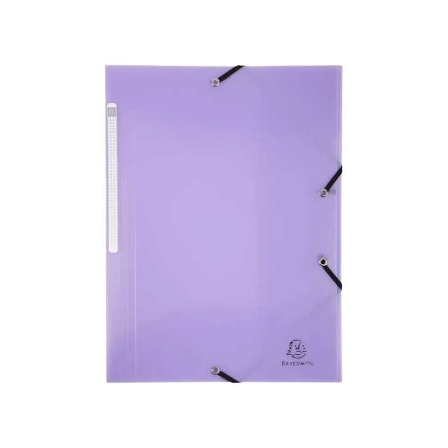 Exacompta Chromaline - Chemise polypro à 3 rabats - A4 - pour 200 feuilles - disponible dans différentes couleurs pastels