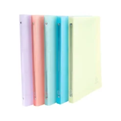 Exacompta Chromaline - Classeur souple à anneaux - Dos 20 mm - A4 - disponible dans différentes couleurs pastels