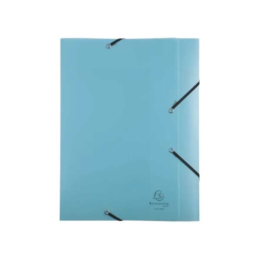 Exacompta Chromaline Pastel - Boîte de classement plastique (livrée à plat) - dos 60 mm - disponible dans différentes couleurs pastels