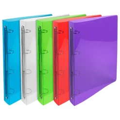 Exacompta Crystal - Classeur souple à anneaux - Dos 40 mm - A4 Maxi - pour 225 feuilles - disponible dans différentes couleurs