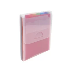 Exacompta Crystal - Valisette trieur vertical 6 onglets - incolore