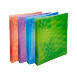 Exacompta Crystalline - Classeur à anneaux - dos : 40 mm - A4 Maxi (242 x 297 mm) - disponible en différents coloris