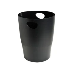 Exacompta Ecobin - Corbeille à papier 15L - noir