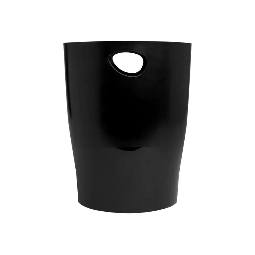 Exacompta ECOBIN NEO DECO - Corbeille à papier - 15 L - poignées - polypropylène (PP) - disponible en différents coloris