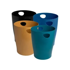 Exacompta ECOBIN NEO DECO - Corbeille à papier - 15 L - poignées - polypropylène (PP) - disponible en différents coloris