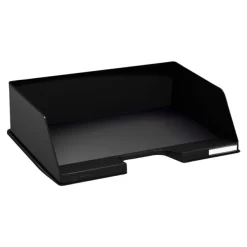Exacompta Ecotray - Corbeille à courrier à l'italienne noir