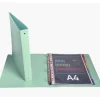 Exacompta Ellipse - Classeur 4 anneaux - Dos de 30 mm - A4 - Pour 275 feuilles - Disponible en différents coloris