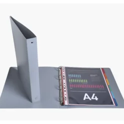Exacompta Ellipse - Classeur 4 anneaux - Dos de 30 mm - A4 - Pour 275 feuilles - Disponible en différents coloris