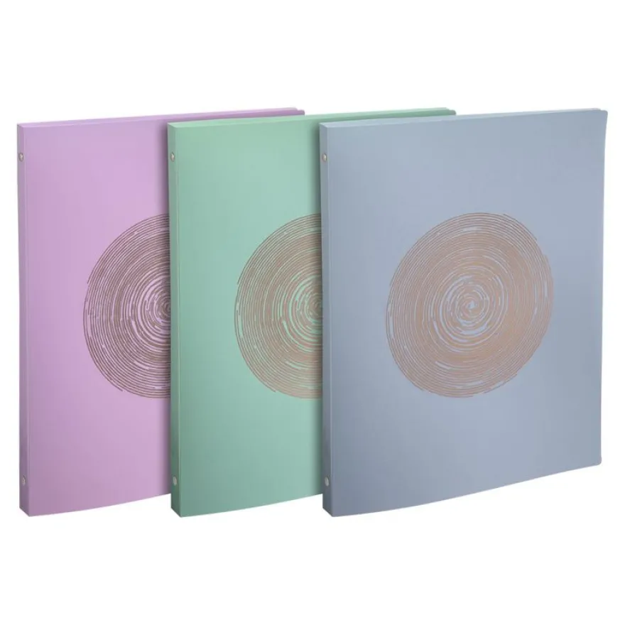 Exacompta Ellipse - Classeur 4 anneaux - Dos de 15 mm - A4 - Pour 140 feuilles - Disponible en différents coloris