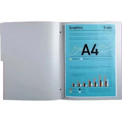 Exacompta Ellipse - Trieurs 6 compartiments à 3 rabats - A4 - Pour 180 feuilles - Timbre en or rose - gris, vert céladon, vieux rose