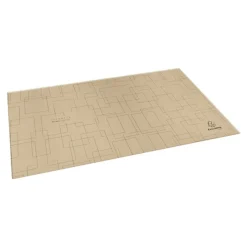 Exacompta Eterneco - Sous-main carton - 58,5 x 38,5 cm - motifs géométriques bruns