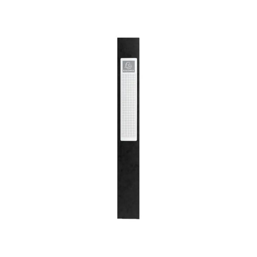 Exacompta Exabox - Boîte de classement en carte lustrée - dos 40 mm - noir