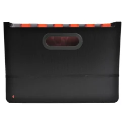 Exacompta Exactive - Classeur ménager (valisette trieur) 24 onglets - noir