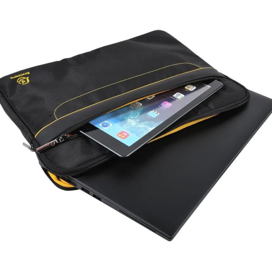 Exacompta Exactive - Housse d'ordinateur portable 13,3" - noir, orange