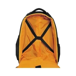 Exacompta Exactive - Sac à dos à roulettes pour ordinateur portable 15,6" - noir, orange