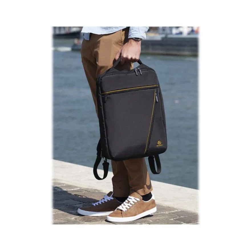 Exacompta Exactive - Sacoche sac à dos pour ordinateur portable 15,6" - noir