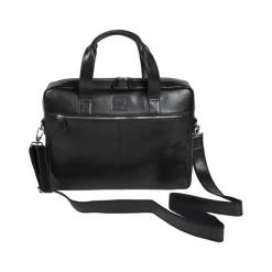 Exacompta Exactive - Sacoche pour ordinateur portable 15,6" - cuir noir