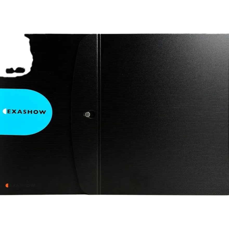 Exacompta Exactive Exashow - Portes-vues rechargeable - 50 vues - 5 positions - A3 - noir